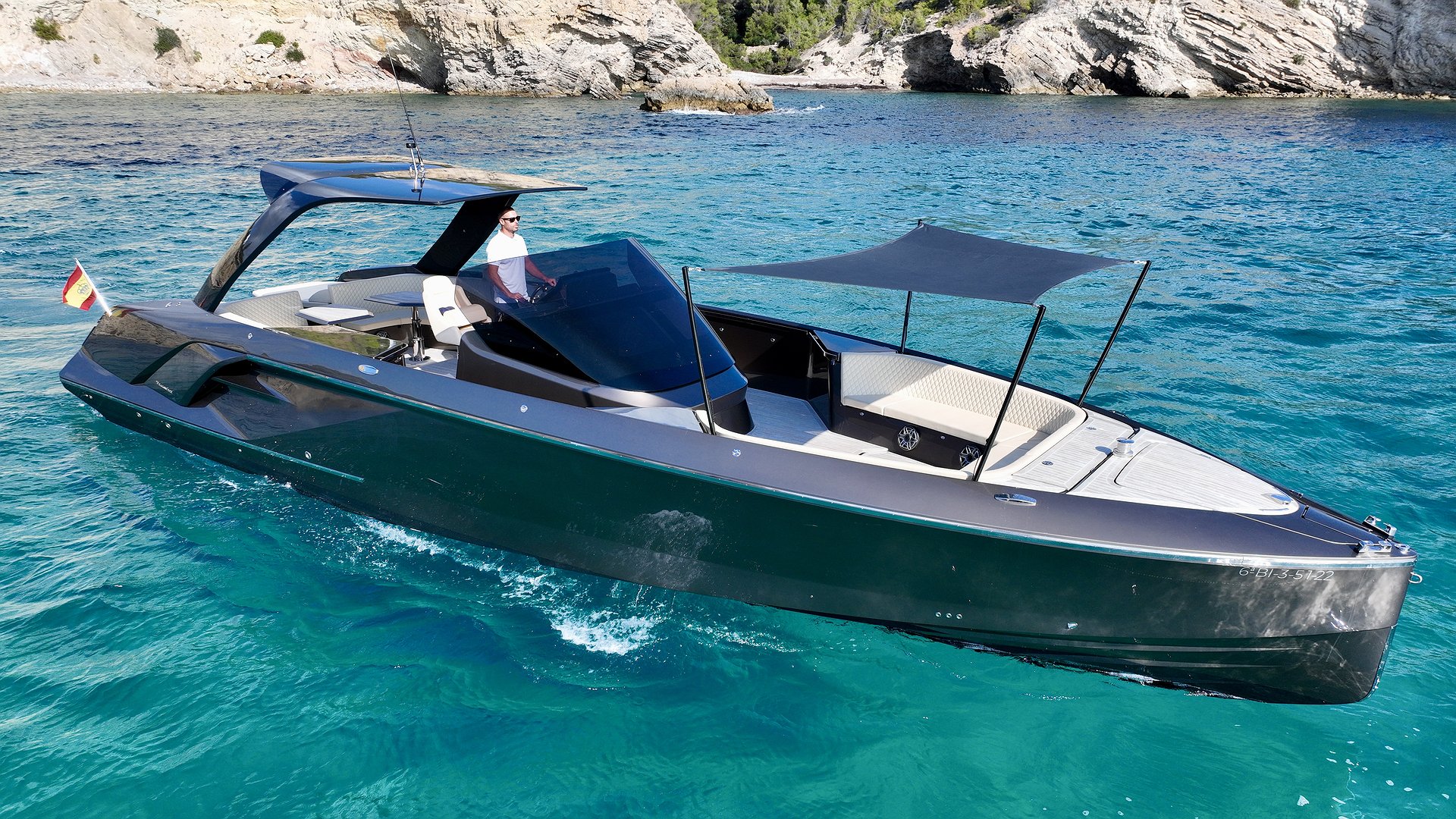 Frauscher 1414 Demon Air - Hailey SU de Lis Charter en Ibiza