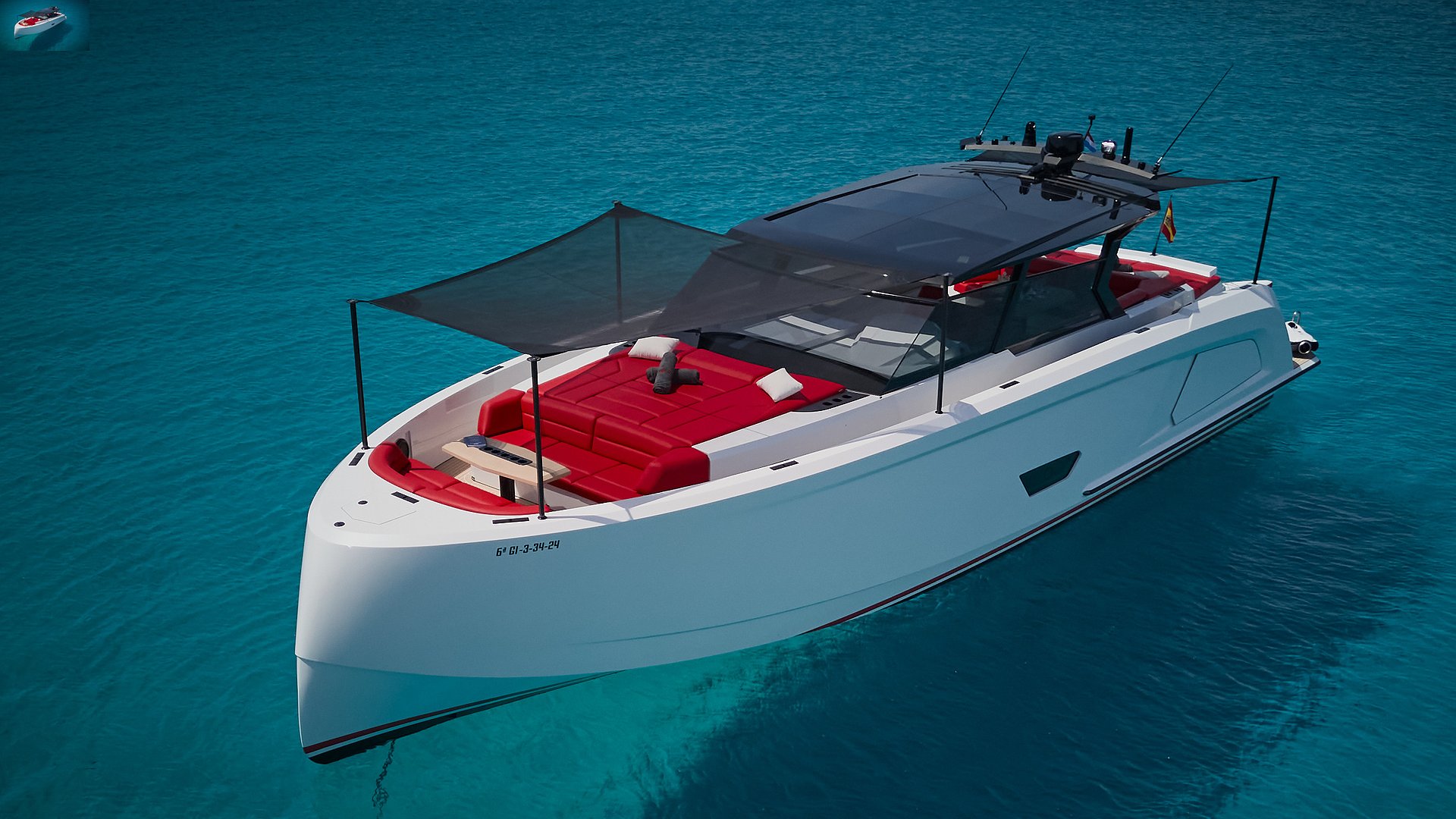 VANQUISH VQ58 - REAL DIVA de Lis Charter en Ibiza